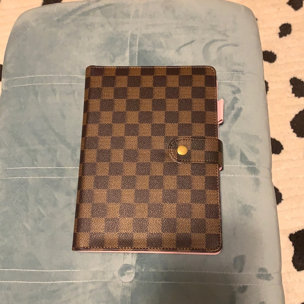 Checkered notebook